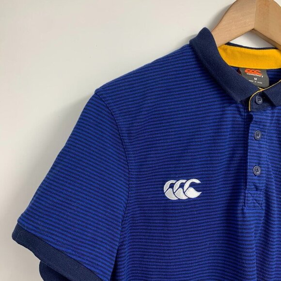 Canterbury Men's Leinster Rugby Union Striped Short Sleeve Polo Shirt‎ Size M - Picture 3 of 13